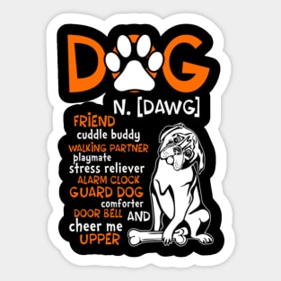 Dog Friend Cuddle Buddy Sticker